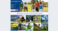 Desktop Screenshot of lecondegolf.com